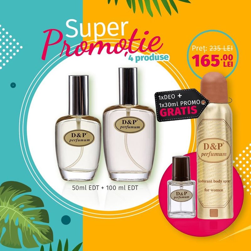 Super promo 100ml + 50ml + DEO + 30ml